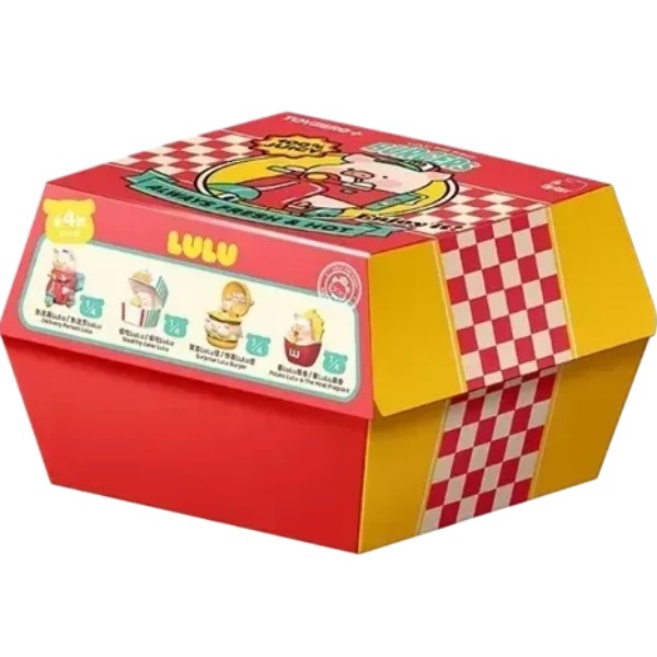 Фото - Коллекционная фигурка 10/10 Toys LuLu the Piggy серія Burger Express Movable Series в ассортименте (LULU1310)